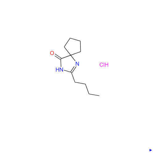 151257-01-1；2-丁基-1,3-二氮杂螺环[4,4]壬-1-烯-4-酮盐酸盐