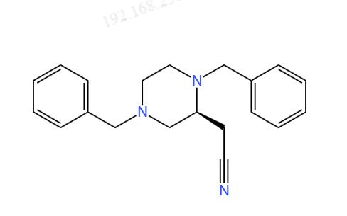 (S)-2-(1,4-二苄基哌嗪-2-基)乙腈