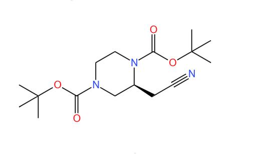 (S)-2-(氰基甲基)哌嗪-1,4-二羧酸二叔丁酯
