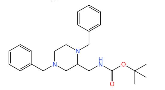 Carbamic acid, [[1,4-bis(phenylmethyl)-2-piperazinyl]methyl]-, 1,1-dimethylethyl ester (9CI)