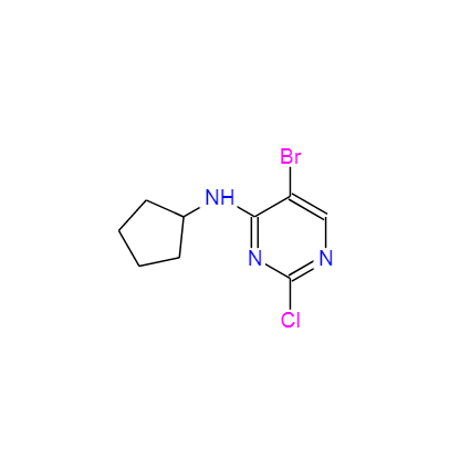 5-溴-2-氯-N-环戊基-4-嘧啶胺 733039-20-8