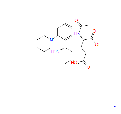 219921-94-5；(S)-3-甲基-1-[2-(1-哌啶基)苯基]丁胺.N-乙酰-L-谷氨酸盐