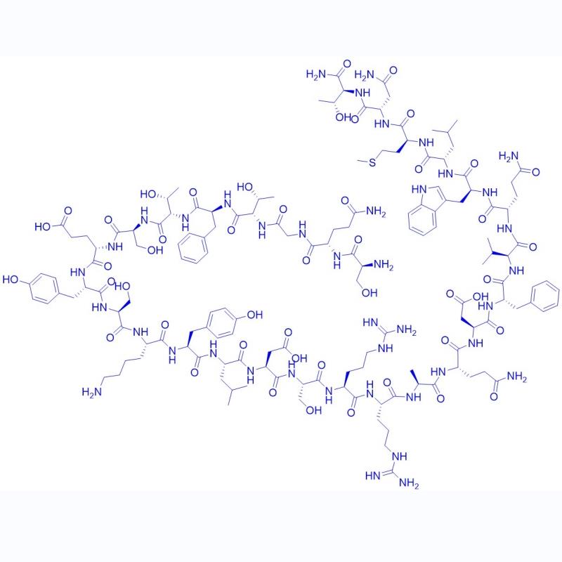 [Des-His1，Glu9]-Glucagon (1-29), amide  110084-95-2.png