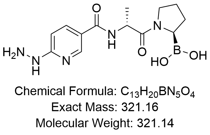 ((R)-1-((6-hydrazinylnicotinoyl)-D-alanyl)pyrrolidin-2-yl)boronic acid