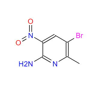 68957-50-6；2-氨基-3-硝基-5-溴-6-甲基吡啶