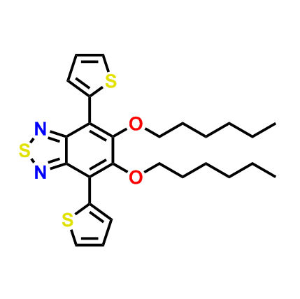 5,6-双（己氧基）-4,7-二（噻吩-2-基）苯并[c][1,2,5]噻二唑