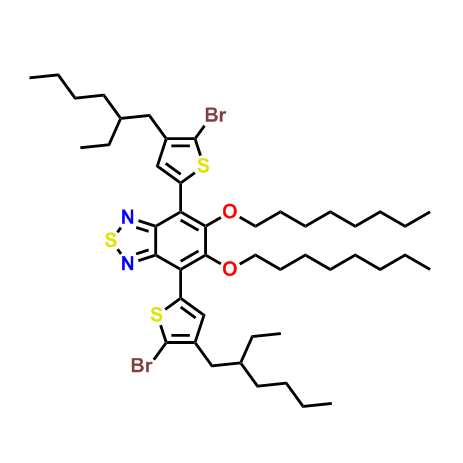 4,7-双[5-溴-4-（2-乙基己基）噻吩-2-基]-5,6-二氧基-2,1,3-苯并噻唑