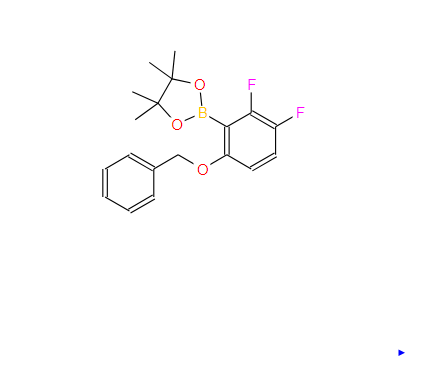 1204580-70-0；2-[2,3-二氟-6-（苯基甲氧基）苯基]-4,4,5,5-四甲基-1,3,2-二氧杂硼烷
