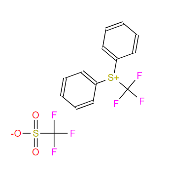 147531-11-1；二苯基(三氟甲基)锍三氟甲磺酸盐
