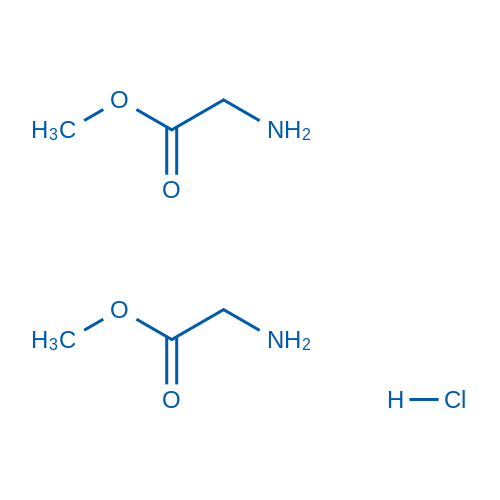 H-Gly-OMe.HCl，甘氨酸甲酯半盐酸盐