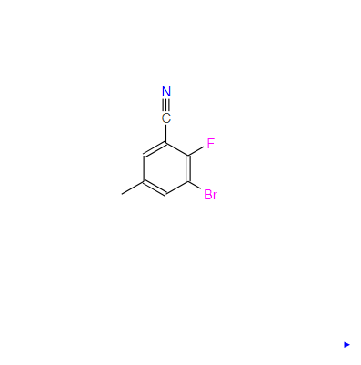 1260741-40-9；3-溴-2-氟-5-甲基苯甲腈