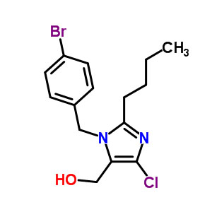 3-(4-溴苄基)-2-丁基-5-氯-4-咪唑甲醇 中间体 151012-31-6