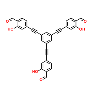 4,4',4''-(苯-1,3,5-三基三(乙炔-2,1-二基))三(2-羟基苯甲醛)