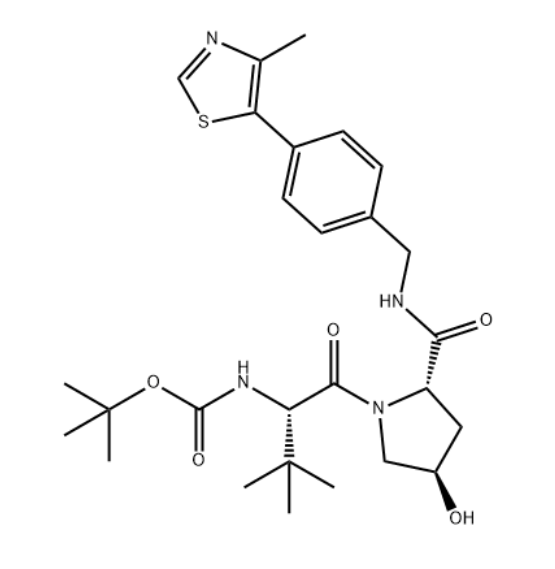((S)-1-((2S,4R)-4-羟基-2-((4-(4-甲基噻唑-5-基)苄基)氨基甲酰基)吡咯烷-1-基)-3,3-二甲基-1-氧代丁烷-2-基)氨基甲酸叔丁酯