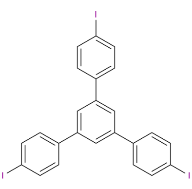 1,3,5-三(4-碘苯基)苯  1,3,5-Tri(4-iodophenyl)benzene  151417-38-8  克级供货·，可按需分装