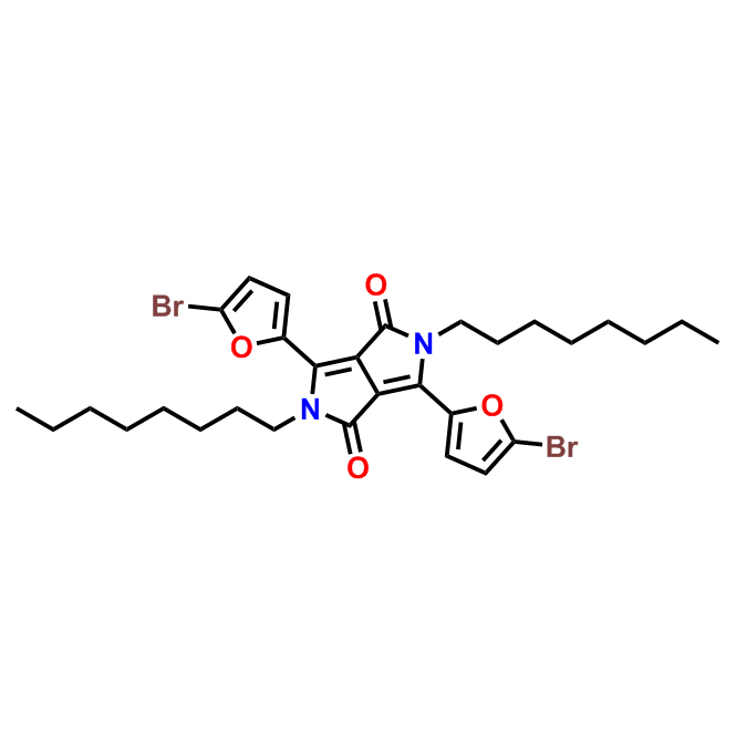 3,6-双（5-溴呋喃-2-基）-2,5-二辛基-2,5-二氢吡咯并[3,4-c]吡咯-1,4-二酮