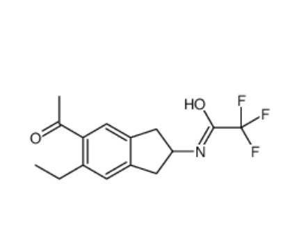 N-(5-乙酰基-6-乙基-2，3-二氢-1H-茚-2-基）-2，2，2-三氟乙酰胺