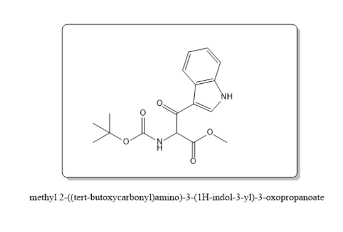 2-((叔丁氧羰基）氨基)-3-(1H-吲哚-3-基)-3-氧代丙酸甲酯