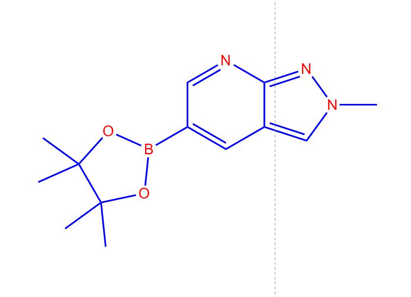2-甲基-5-(4,4,5,5-四甲基-1,3,2-二氧硼杂环戊烷-2-基)-2H-吡唑并[3,4-b]吡啶1809889-70-0
