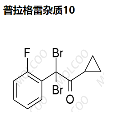 普拉格雷杂质10   C11H9Br2FO 