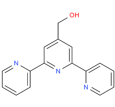 2,2’:6’,2”-三联吡啶-4’-甲醇 2,2':6',2''-Terpyridine-4'-methanol 148332-32-5 克级供货，可按需分装