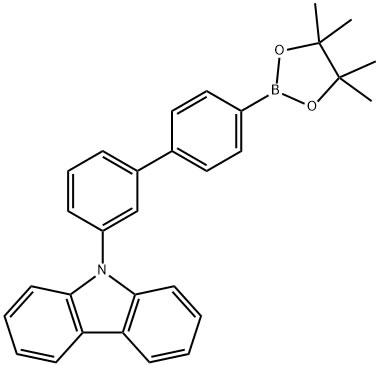 9-[4'-硼酸频那醇酯-[1,1'-联苯] -3-基]-9H-咔唑，1385826-87-8，高纯度厂供OLED中间体