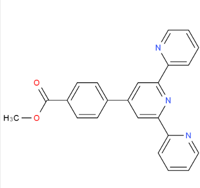 2,2':6',2''-三联吡啶-4'-(4-苯酸甲酯) 4'-(4-methoxycarbonylphenyl)-2,2':6',2''-terpyridine  897037-23-9 公斤级供货，可按需分装