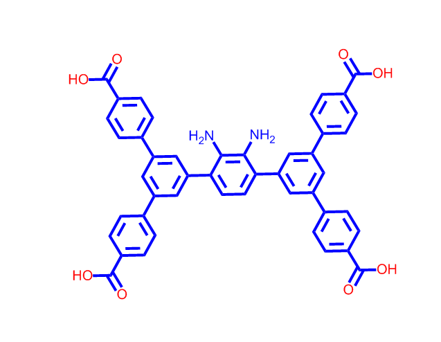 5',5''''-(2,3-diamino-1,4-phenylene)bis([1,1':3',1''-terphenyl]-4,4''-dicarboxylic acid)