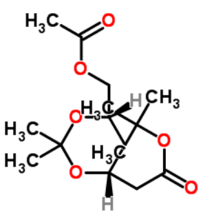 (4R-cis)-6-[(乙酰氧基)甲基]-2,2-二甲基-1,3-二氧六环-4-乙酸叔丁酯