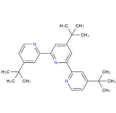 4,4',4"-三叔丁基-2,2′:6′,2″-三联吡啶 4,4',4''-Tris(tert-butyl)-2,2':6',2''-terpyridine 115091-29-7 公斤级供货，可按需分装 