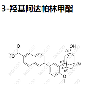 3-羟基阿达帕林甲酯  C29H30O4 