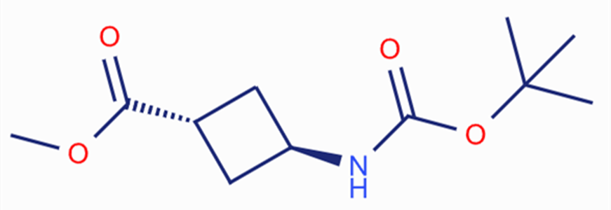 反式-3-((叔丁氧基羰基)氨基)环丁烷羧酸甲酯