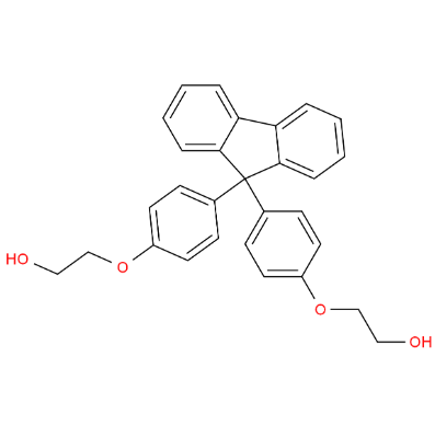 9,9-二-[4-羟乙氧基)苯基]芴  9,9-Bis-[4-hydroxyethoxy)phenyl]fluorene  117344-32-8  公斤级供货，可按需分装