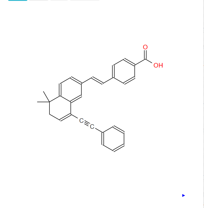 4-[（1E）-2-[5,6-二氢-5,5-二甲基-8-（2-苯基乙炔基）-2-萘基]乙烯基]苯甲酸