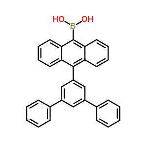 10-(1,1':3',1''-三联苯-5'-基)蒽-9-硼酸 中间体 1415334-59-6