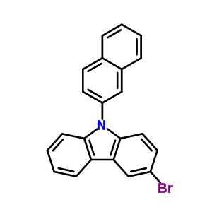 9-(2-萘基)-3-溴咔唑 中间体 934545-80-9