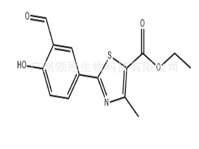 2-(3-甲酰基-4-羟基苯基)-4-甲基噻唑-5-甲酸乙酯  161798-01-2