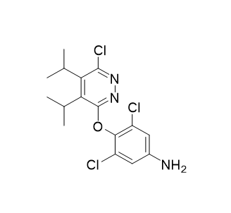 3,5-二氯-4-(6-氯-4,5-二异丙基哒嗪基-3-基)氧苯胺