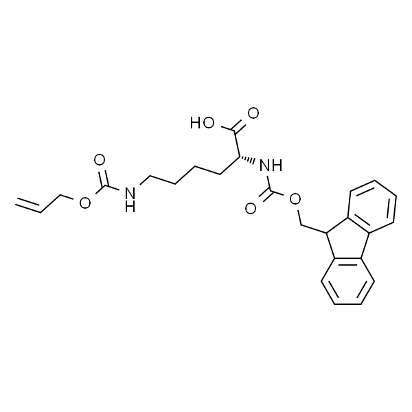 Fmoc-D-Lys(Alloc)-OH，N-芴甲氧羰基-N'-烯丙氧基羰基-D-赖氨酸