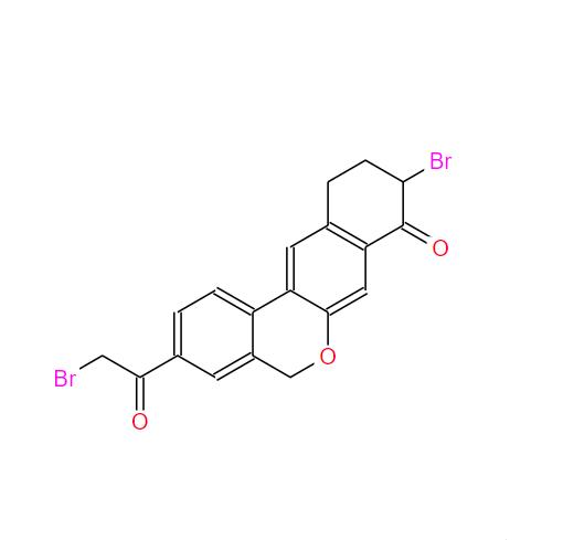 9-溴-3-(2-溴乙酰基)-10,11-二氢-5H-二苯并(C,G)CHROMEN-8(9H)-酮