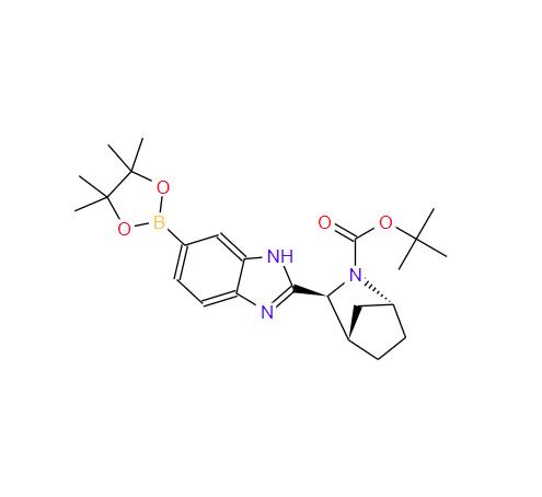 (1R,3S,4S)-3-[6-(4,4,5,5-四甲基-1,3,2-二氧杂环戊硼烷-2-基)-1H-苯并咪唑-2-基]-2-氮杂双环[2.2.1]庚烷-2-羧酸叔丁酯