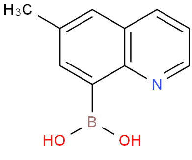 6-甲基喹啉-8-硼酸，(6-甲基喹啉-8-基)硼酸，1256355-09-5