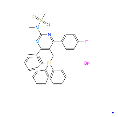 885477-83-8；4-(4-氟苯基)-5-三苯基磷溴-6-异丙基-2-[(N-甲基-N-甲磺酰胺基)]-嘧啶
