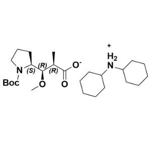 (2R,3R)-3-((S)-1-(叔丁氧羰基)吡咯烷-2-基)-3-甲氧基-2-甲基丙酸二环己胺盐