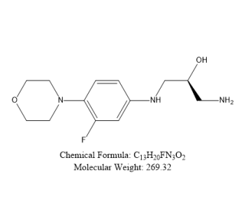 水解开环后脱羧杂质（（S）-1-氨基-3-（（3-氟-4-吗啉苯基）氨基）丙烷-2-醇））