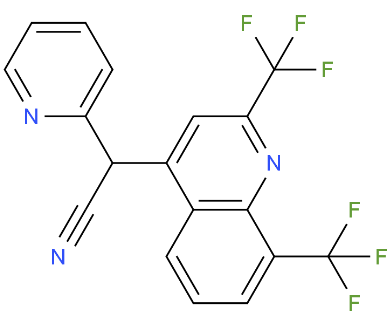 2,8-双(三氟甲基)-2'-(2-吡啶基)-4-喹啉乙腈