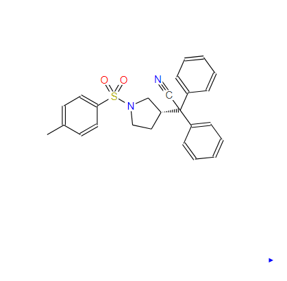 133099-09-9；3-(S)-(+)-(1-氰基-1,1-联苯甲基)-1-甲基磺酰基吡咯烷