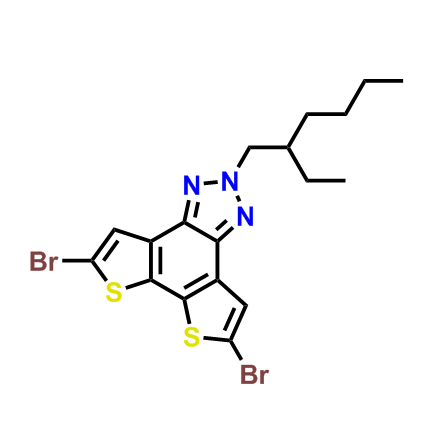 5,8-二溴-2-（2-乙基己基）-2H-二噻吩并[3'，2':3,4；2''，3':5,6]苯并[1,2-d][1,2,3]三唑