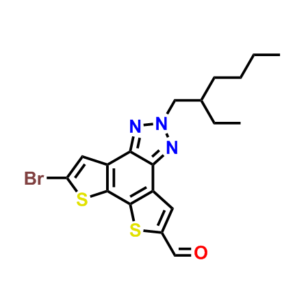 8-溴-2-（2-乙基己基）-2H-二噻吩并[3'，2':3,4；2''，3':5,6]苯并[1,2-d][1,2,3]三唑-5-甲醛