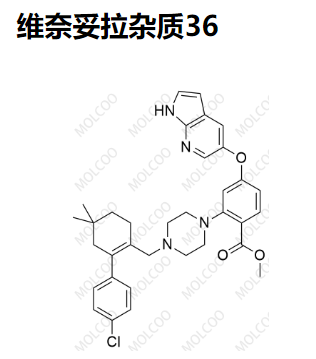 维奈妥拉杂质36   	C34H37ClN4O3 